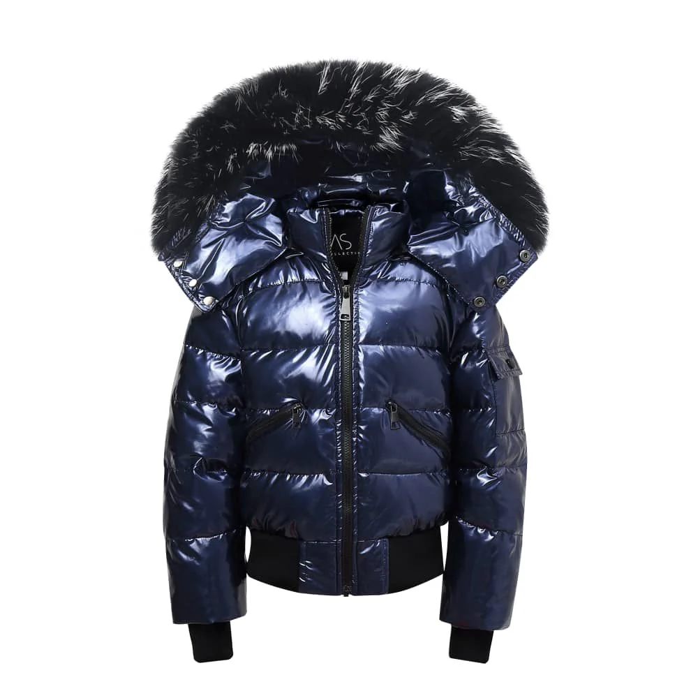 Down Bomber Jacket - Image 7