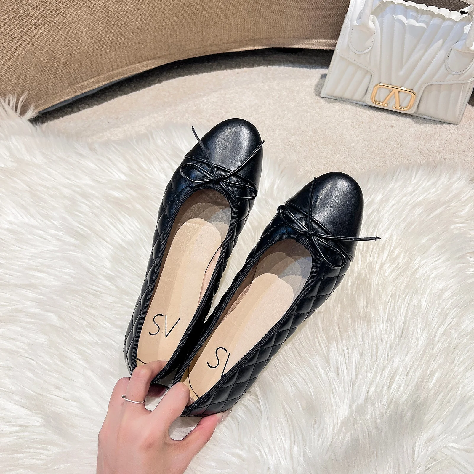 Tweed Ballet Flats - Image 17