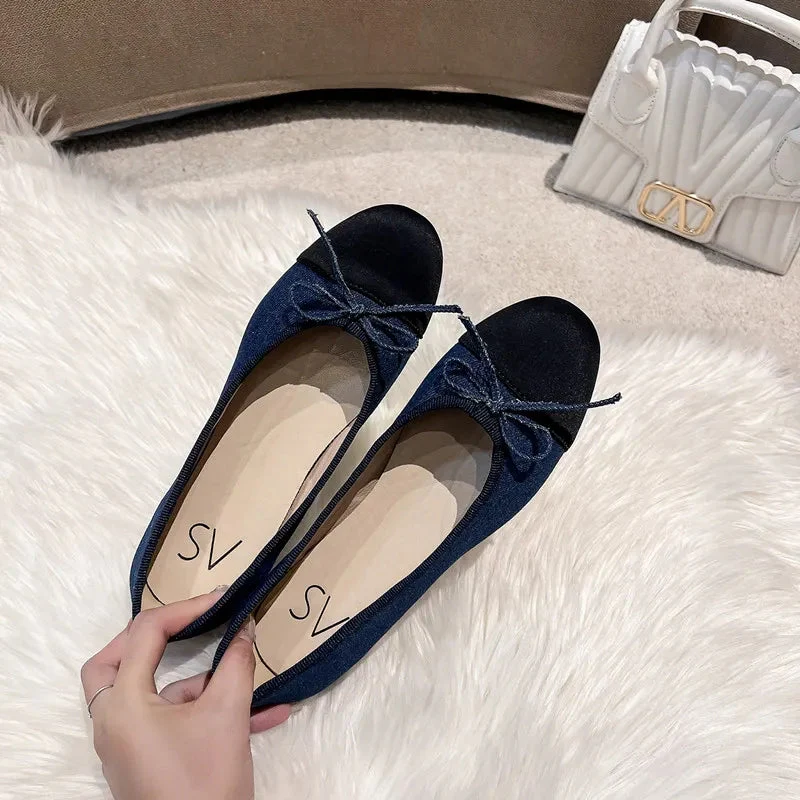Tweed Ballet Flats - Image 3